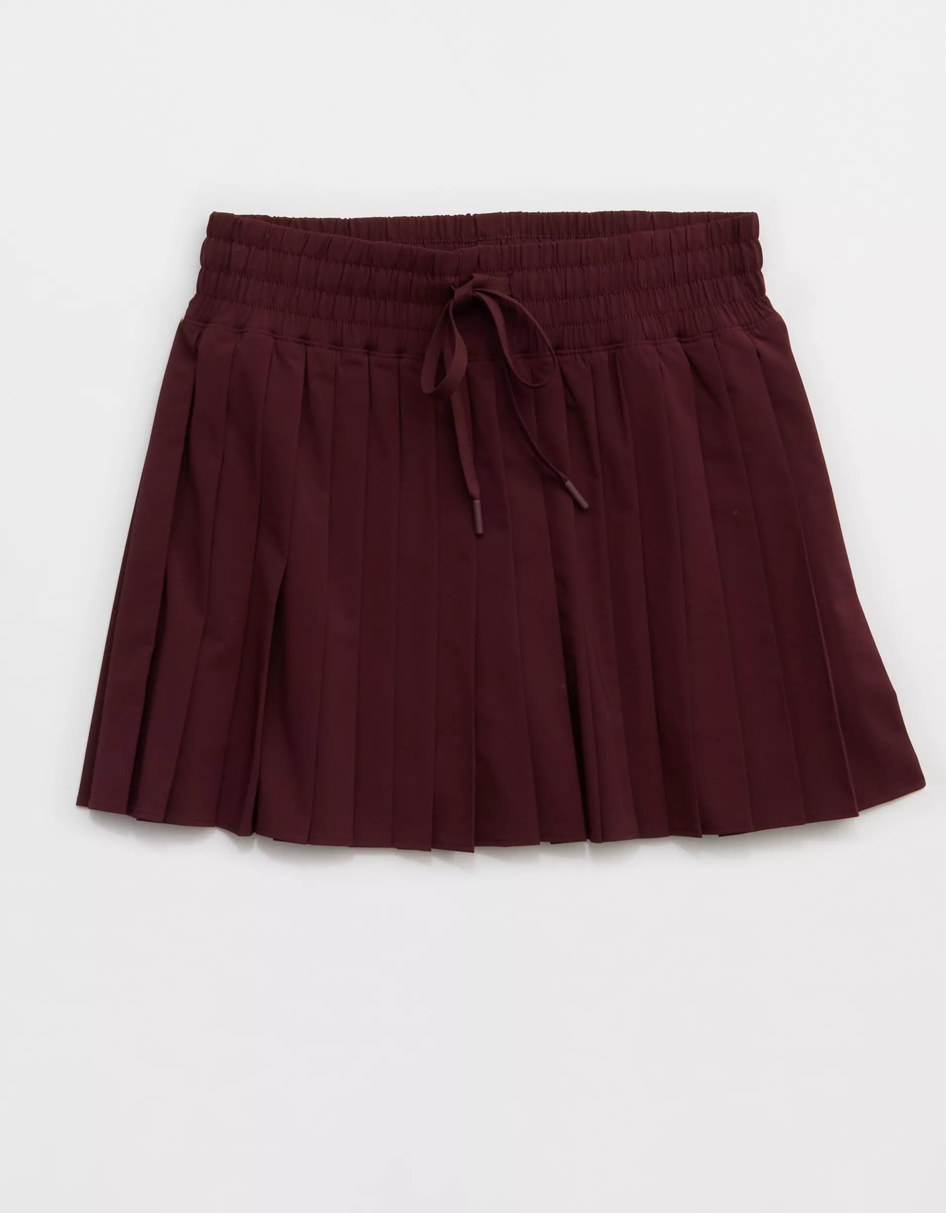 Women’s High‑Waist Drawstring Pleated Athletic Skirt